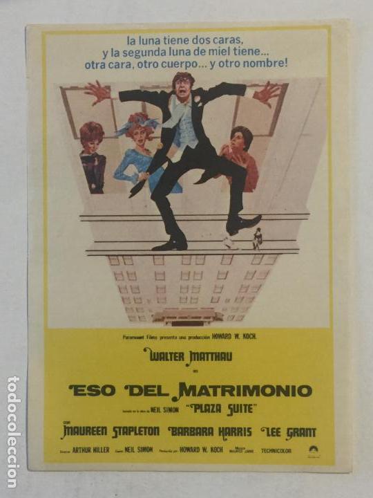Cine: PROGRAMA DE CINE ESO DEL MATRIMONIO. SIN PUBLICIDAD. - Foto 1