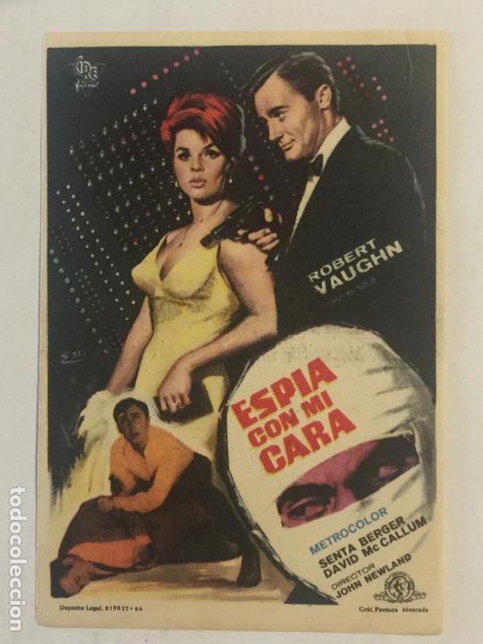 Cine: PROGRAMA DE CINE, ESPIA CON MI CARA. SIN PUBLICIDAD. - Foto 1