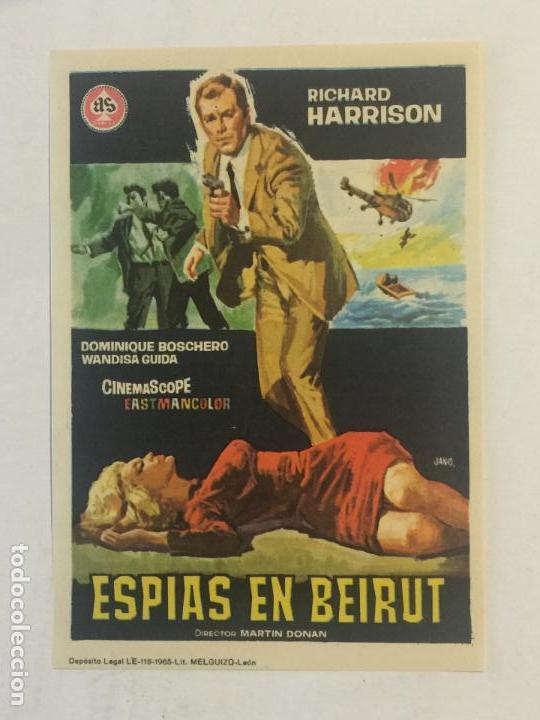 Cine: PROGRAMA DE CINE ESPIAS EN BEIRUT. SIN PUBLICIDAD. - Foto 1