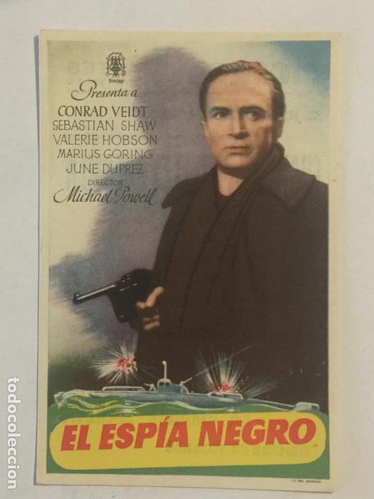 Cine: PROGRAMA DE CINE EL ESP&Iacute;A NEGRO. PUBLICIDAD PICAROL. - Foto 1