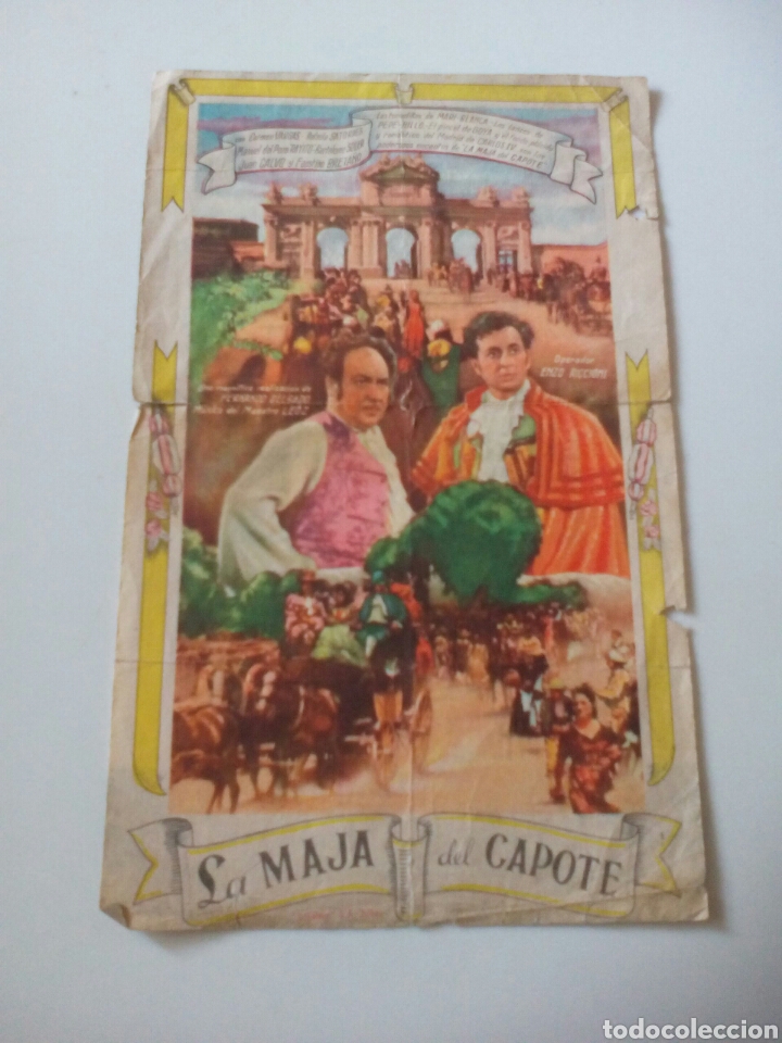 Cine: PROGRAMA DE MANO. LA MAJA DEL CAPOTE. ESTRELLITA CASTRO. - Foto 2