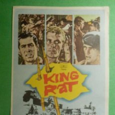 Cine: FOLLETO DE MANO CINE - PELÍCULA - KING RAT