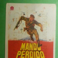 Cine: FOLLETO DE MANO CINE - PELÍCULA - MANDO PERDIDO