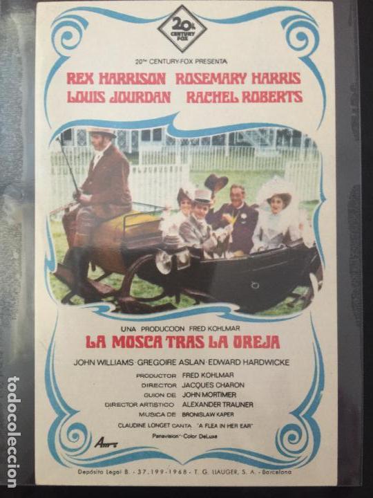 Cine: PROGRAMA DE CINE LA MOSCA TRAS LA OREJA CON REX HARRISON. SIN PUBLICIDAD. - Foto 1