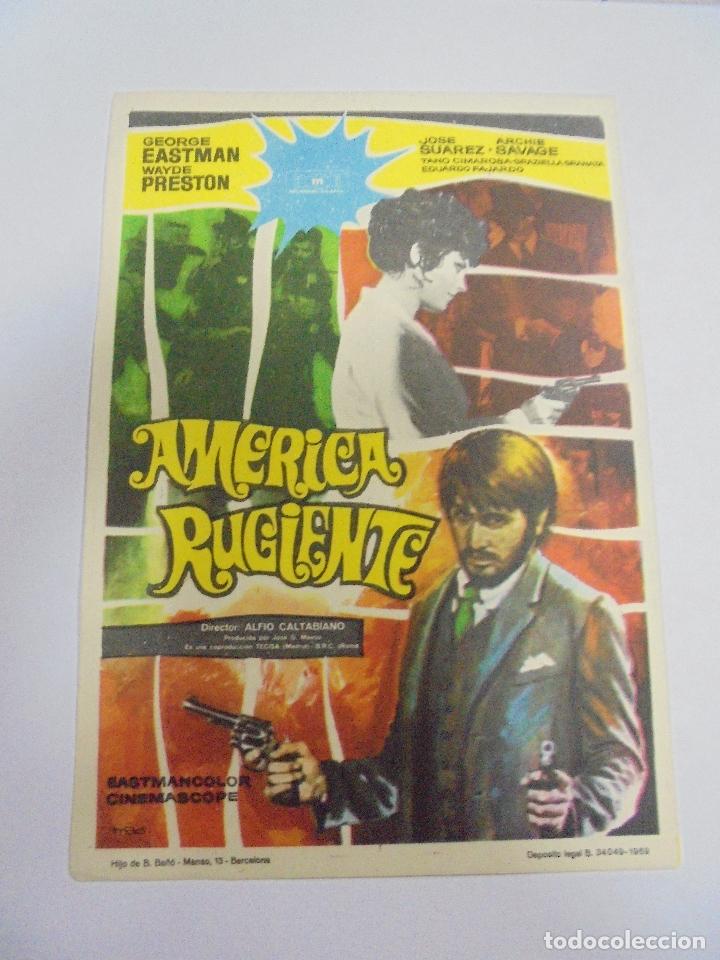 Cine: PROGRAMA DE CINE. S/P. AMERICA RUGIENTE - Foto 1