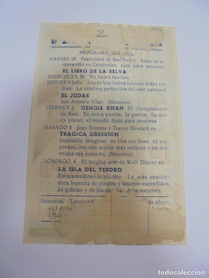 Cine: PROGRAMA DE CINE. LA ISLA DEL TESORO. VER DORSO - Foto 2