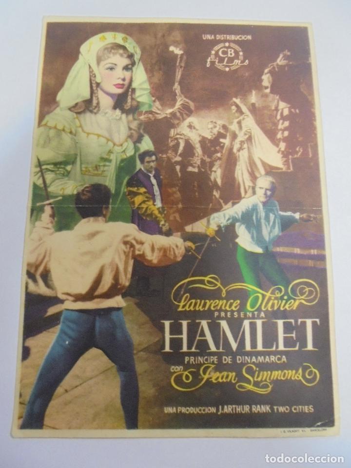 Cine: PROGRAMA DE CINE. HAMLET. CINE ALBAREDA. VER DORSO - Foto 1