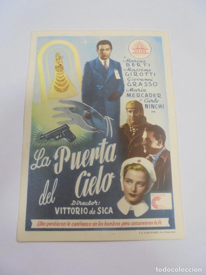 Cine: PROGRAMA DE CINE. S/P. LA PUERTA DEL CIELO - Foto 1