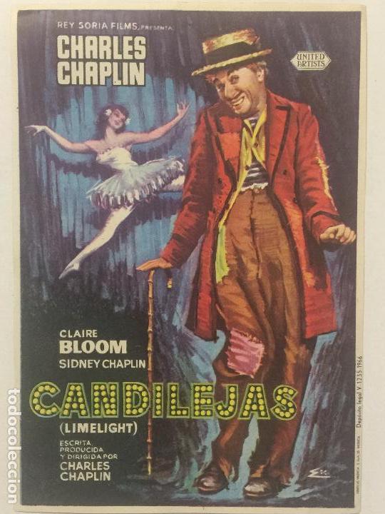 Cine: PROGRAMA DE CINE CANDILEJAS CON CHARLIE CHAPLIN. SIN PUBLICIDAD.