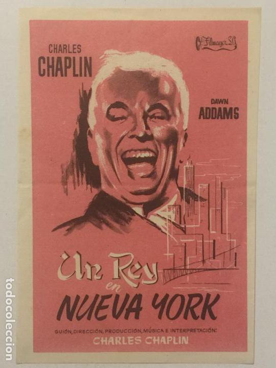 Cine: PROGRAMA DE CINE UN REY EN NUEVA YORK CON CHARLIE CHAPLIN. SIN PUBLICIDAD.