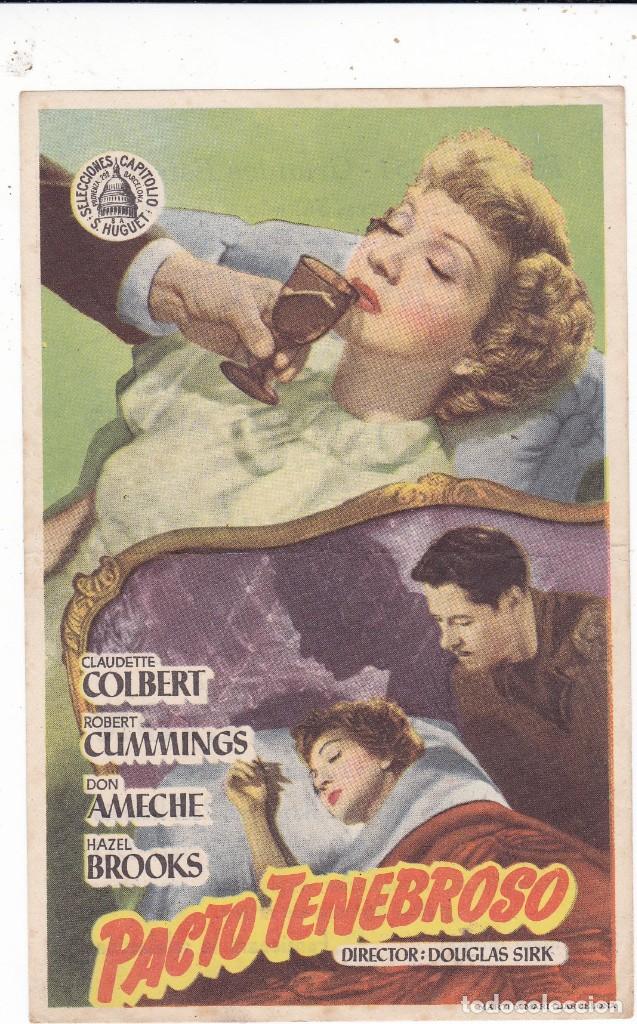 Kino: Pacto tenebroso con Claudette Colbert, Robert Cummings, Don Ameche a&ntilde;o 1951 en cinema recreo