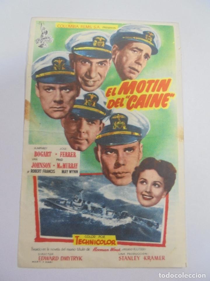 Cine: PROGRAMA DE CINE. C/P. EL MOTIN DE CAINE - Foto 1