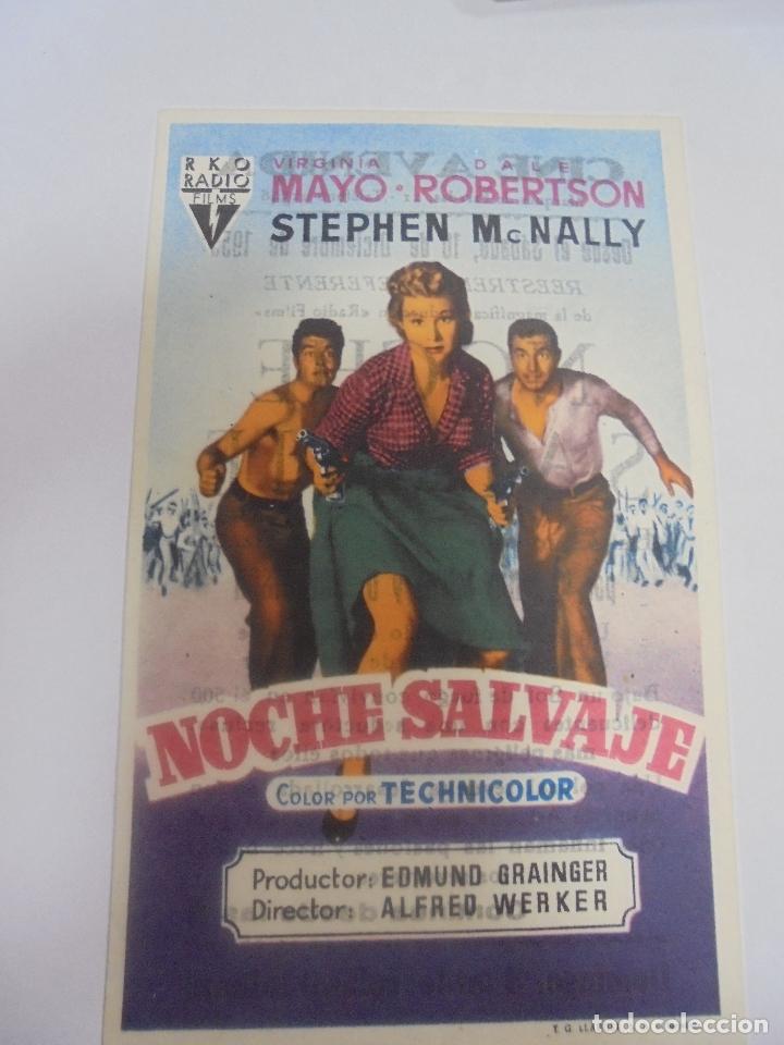 Cine: PROGRAMA DE CINE. C/P. NOCHE SALVAJE - Foto 1
