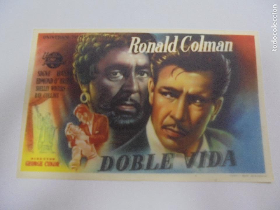  Foglietti di film di film antichi di cinema: PROGRAMA DE CINE. S/P. DOBLE VIDA