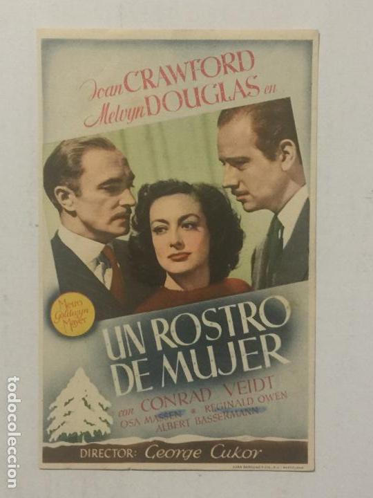 Cine: PROGRAMA DE CINE UN ROSTRO DE MUJER CON JOAN CRAWFORD. - Foto 1