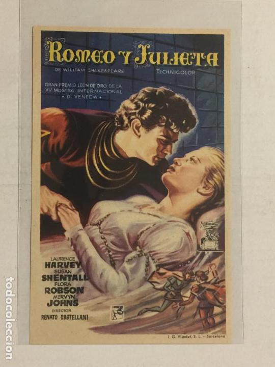 Cine: PROGRAMA DE CINE, ROMEO Y JULIETA. SIN PUBLICIDAD.
