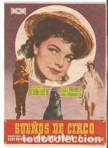 Cinema: Programa CIne. Sue&ntilde;os de Circo. dibujo MAC. ref. 19-917