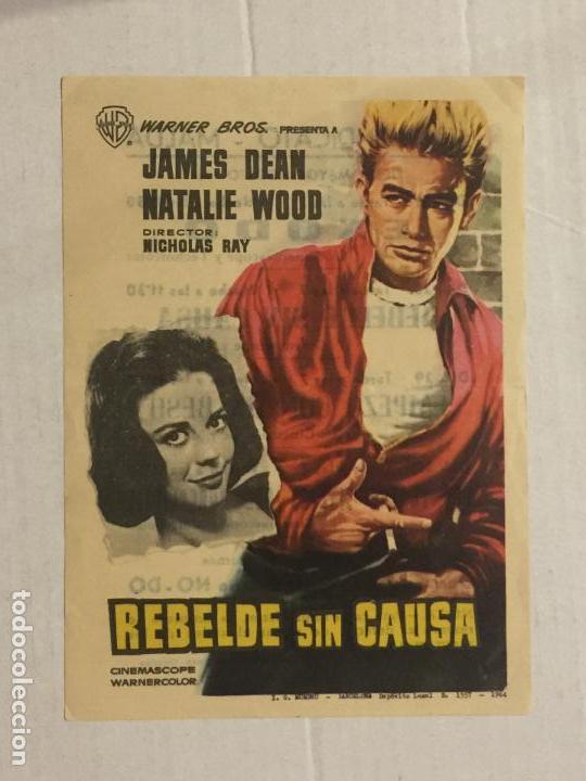 Cine: PROGRAMA DE CINE REBELDE SIN CAUSA CON JAMES DEAN. CINE SINDICATO - MALDA (T&Aacute;RREGA).