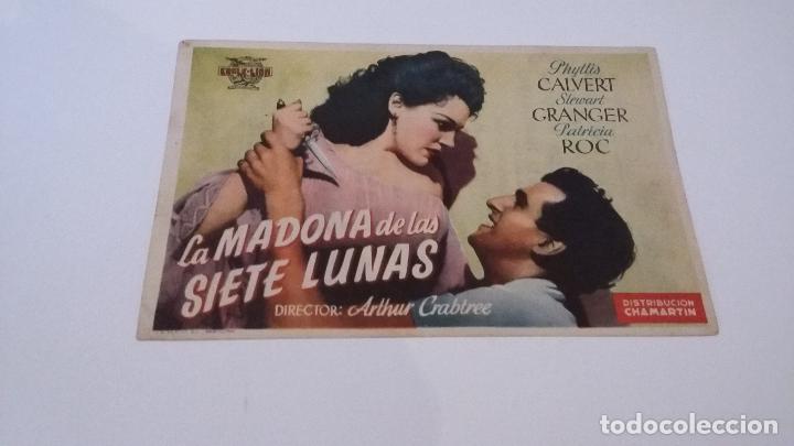 Cine: FOLLETO DE CINE - LA MADONA DE LAS SIETE LUNAS - TEATRO REGIO _AN