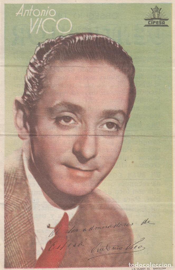 Cine: ANTONIO VICO - CON AUTOGRAFO ORIGINAL - Foto 1