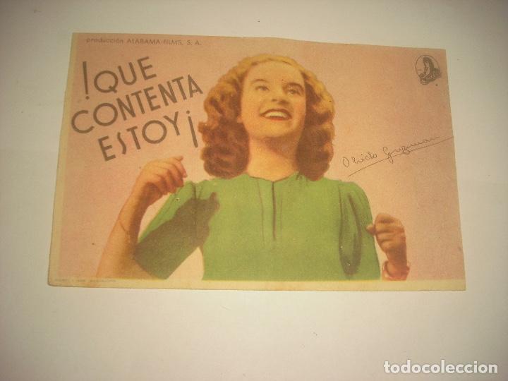 Cine: QUE CONTENTA ESTOY ! , SIN PUBLICIDAD . - Foto 1