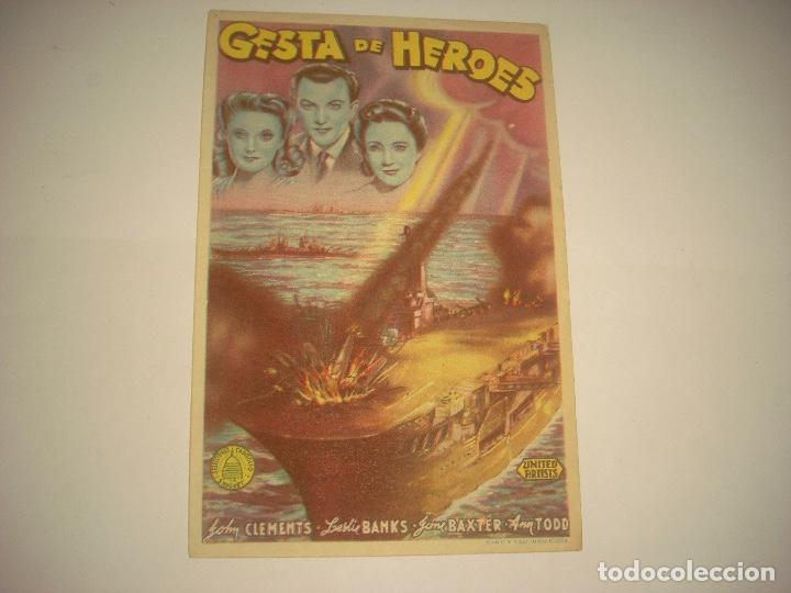 Cine: GESTA DE HEROES , SIN PUBLICIDAD . - Foto 1