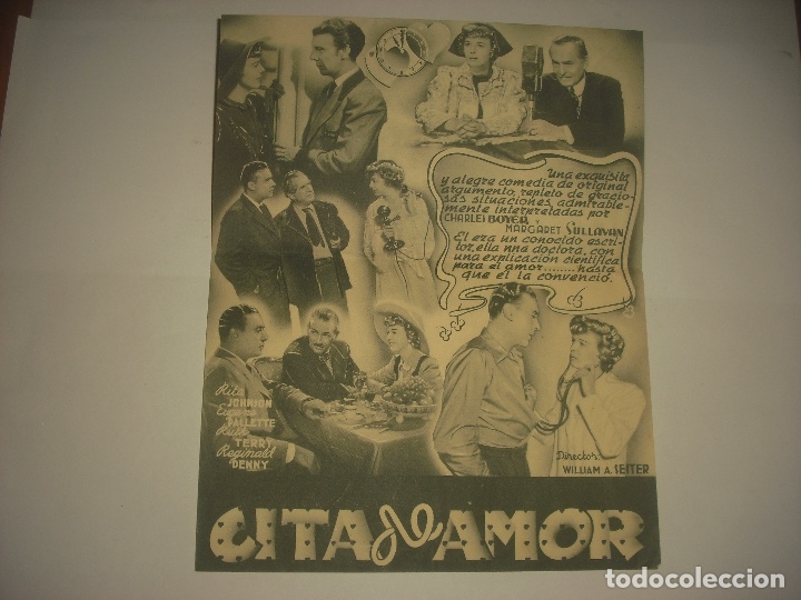 Cine: CITA DE AMOR, PROGRAMA DOBLE SIN PUBLICIDAD . - Foto 2