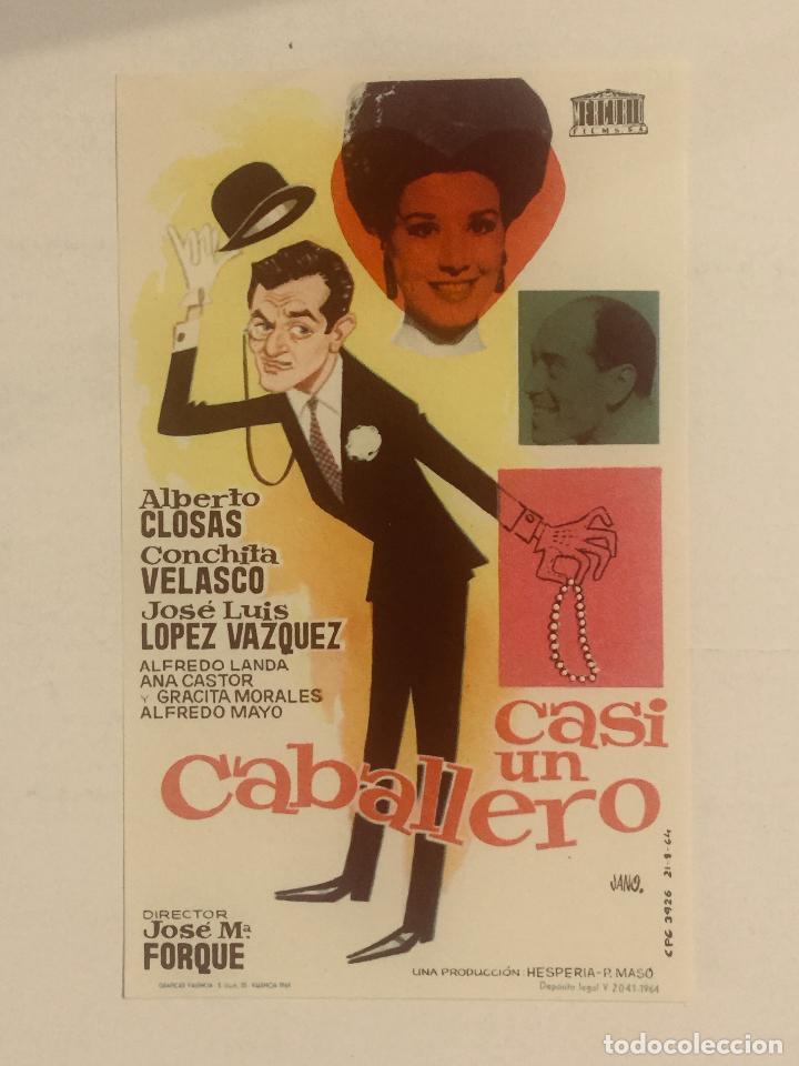 Cine: PROGRAMA DE CINE CASI UN CABALLERO. SIN PUBLICIDAD. - Foto 1