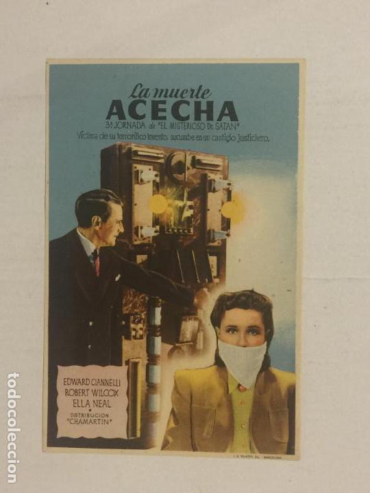 Cine: PROGRAMA DE CINE, LA MUERTE ACECHA. SIN PUBLICIDAD. - Foto 1