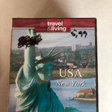 Cine: DVD USA NEW YORK TRAVEL CON GUIA DE VIAJE. Lote 284666503