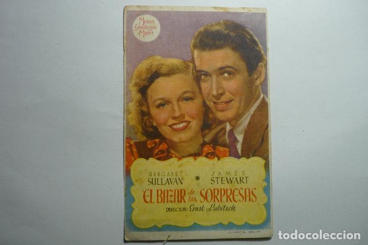 Cine: PROGRAMA EL BAZAR DE LAS SORPRESS.-JAMES STEWART PUBLICIDAD padro -cornella - Foto 1