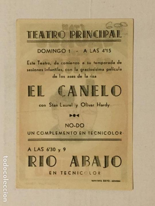 Cine: PROGRAMA DE CINE EL CANELO. TEATRO PRINCIPAL (ARANDA). - Foto 2