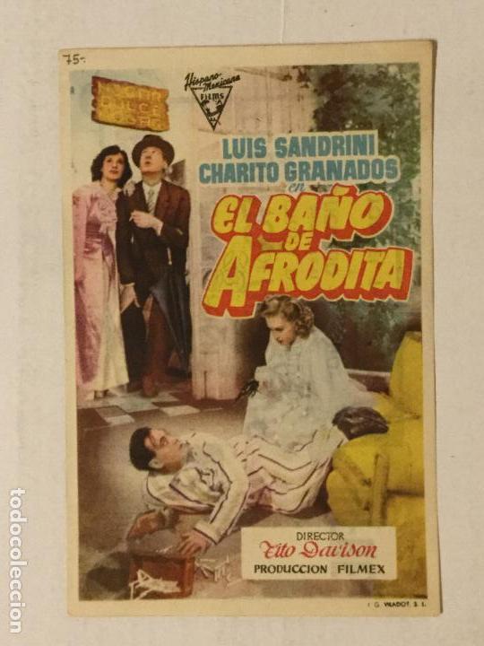 Cine: PROGRAMA DE CINE EL BA&Ntilde;O DE AFRODITA. SALA JOFRE (FERROL). - Foto 1