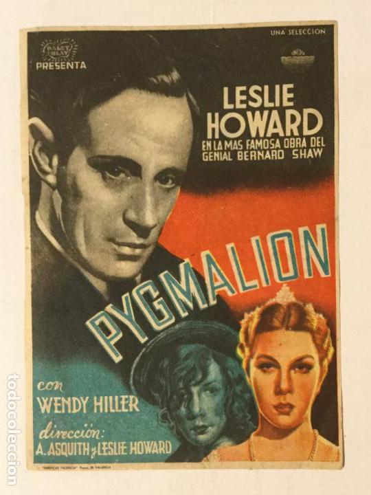 Cine: PROGRAMA DE CINE PYGMALION. TEATRO CINE NUEVO. - Foto 1