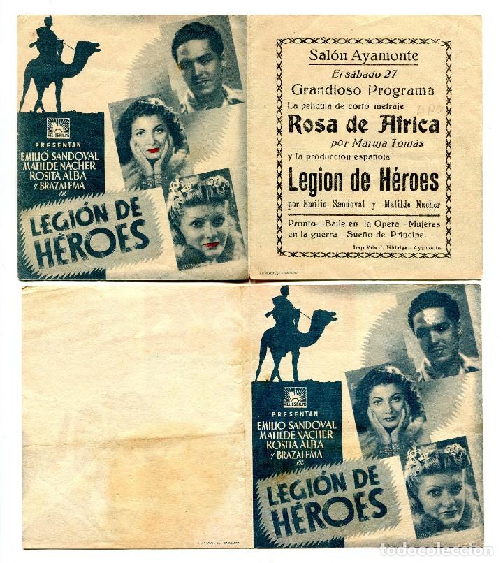 Cine: LEGI&Oacute;N DE H&Eacute;ROES, con Emilio Sandoval.