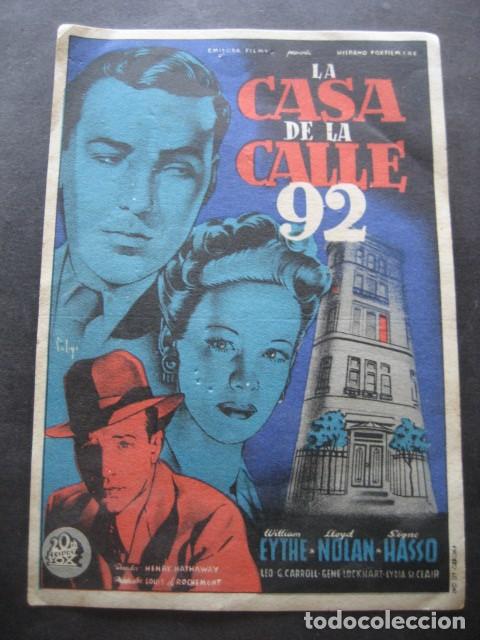 Cine: LA CASA DE LA CALLE 92 - Foto 1