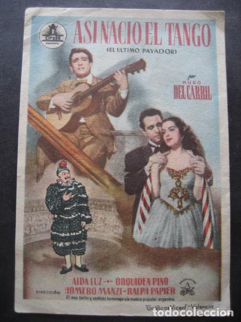 Cine: ASI NACIO EL TANGO. CINE CERVANTES - Foto 1
