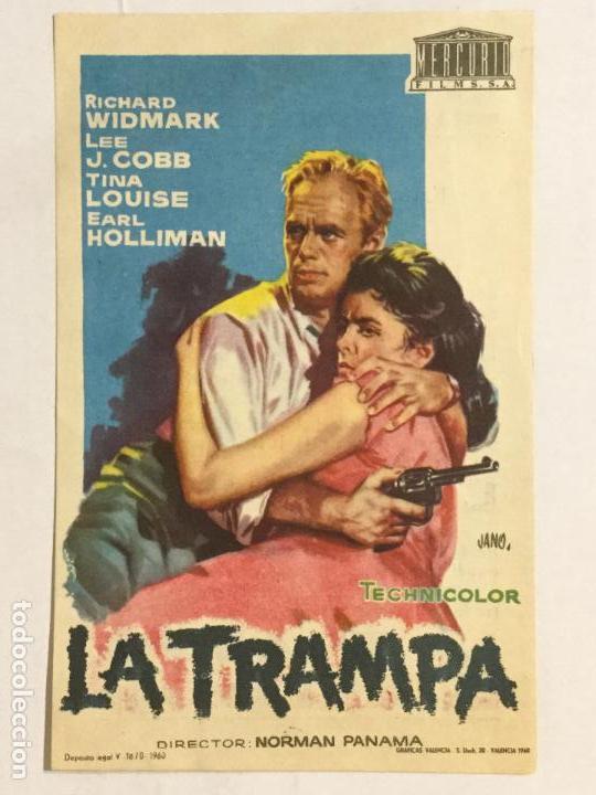 Cine: PROGRAMA DE CINE LA TRAMPA. CINE TIVOLI. - Foto 1