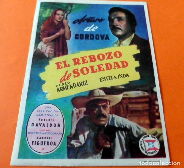 Cine: PROGRAMA DE CINE - S/P - EL REBOZO DE SOLEDAD - Foto 1