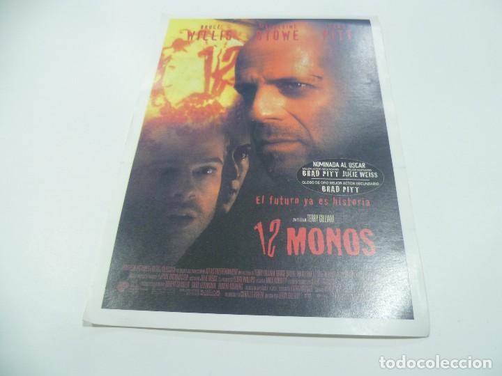 Cine: Folleto 12 monos-Bruce Willis - Foto 1