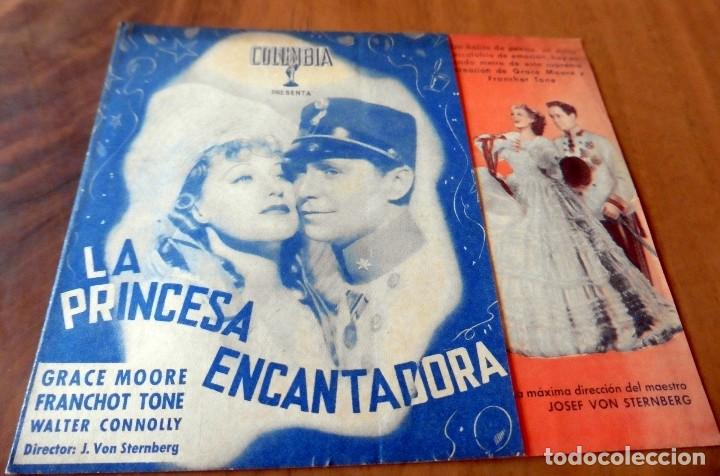 Cine: PROGRAMA DE CINE DOBLE - ORIGINAL - S/P - LA PRINCESA ENCANTADORA - COLUMBIA - Foto 1