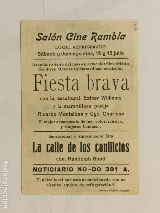Cine: PROGRAMA DE CINE FIESTA BRAVA. SAL&Oacute;N CINE RAMBLA (SANTANDER) - Foto 2