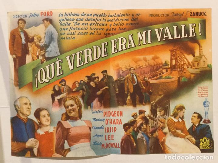 Cine: PROGRAMA DE CINE &iexcl;QUE VERDE ERA MI VALLE!. TEATRO PRINCIPAL. - Foto 2