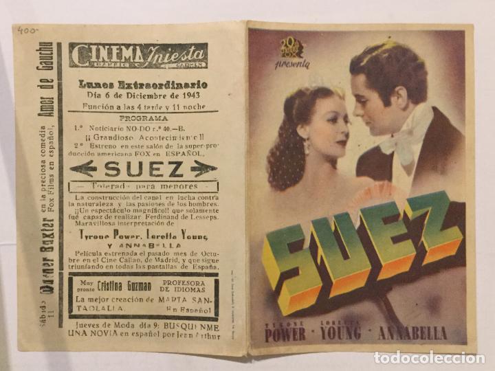 Cine: PROGRAMA DOBLE DE CINE SUEZ. CINEMA INIESTA. - Foto 1