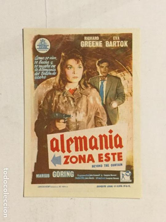 Cine: PROGRAMA DE CINE ALEMANIA ZONA ESTE. CINE MARIOLA. - Foto 1
