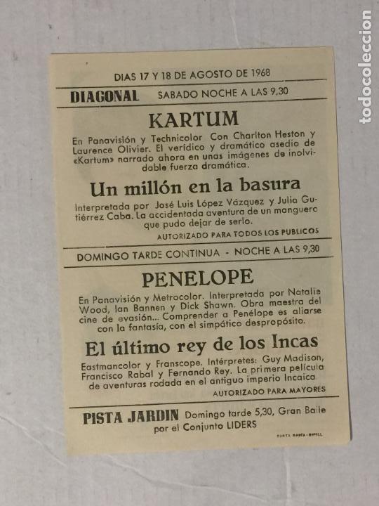 Cine: PROGRAMA DE CINE PENELOPE. CINE DIAGONAL (RIPOLL). - Foto 2