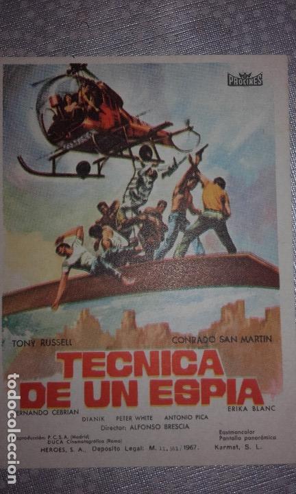 Cine: TECNICAS DE UN ESPIA - Foto 1