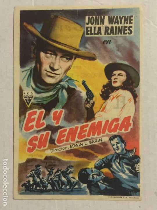 Cine: PROGRAMA DE CINE EL Y SU ENEMIGA. CINE CORDON (BURGOS). - Foto 1