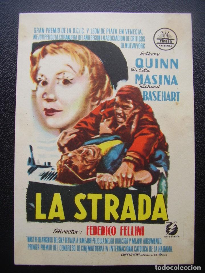 Cine: LA STRADA, ANTHONY QUIN, GIULIETTA MASINA