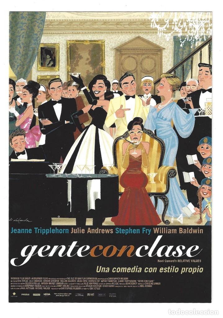Cine: PROGRAMA PEL&Iacute;CULA.- GENTE CON CLASE. ERIC STYLES. POSTALFREE- 2000 (TAMA&Ntilde;O POSTAL) - Foto 1
